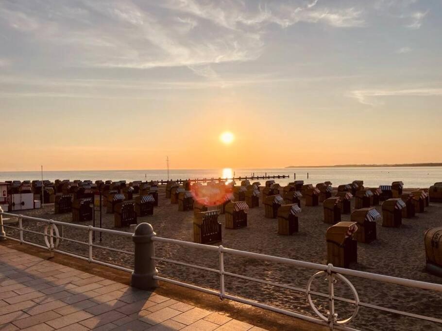 Penthaus Horizont Mit Meerblick Lübeck Eksteriør billede