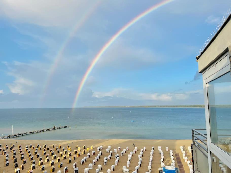 Penthaus Horizont Mit Meerblick Lübeck Eksteriør billede